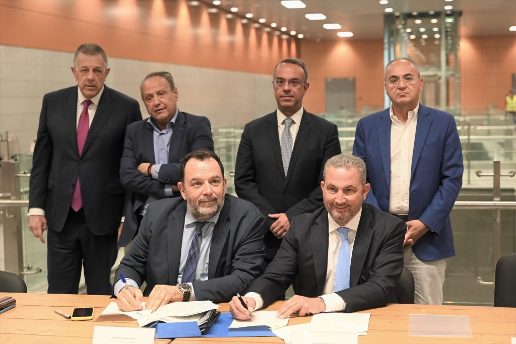 Υπογραφή της σύμβασης του έργου " Συνοδά υποστηρικτικά έργα του σταθμού "Νέα Ελβετία" του Μετρό Θεσσαλονίκης