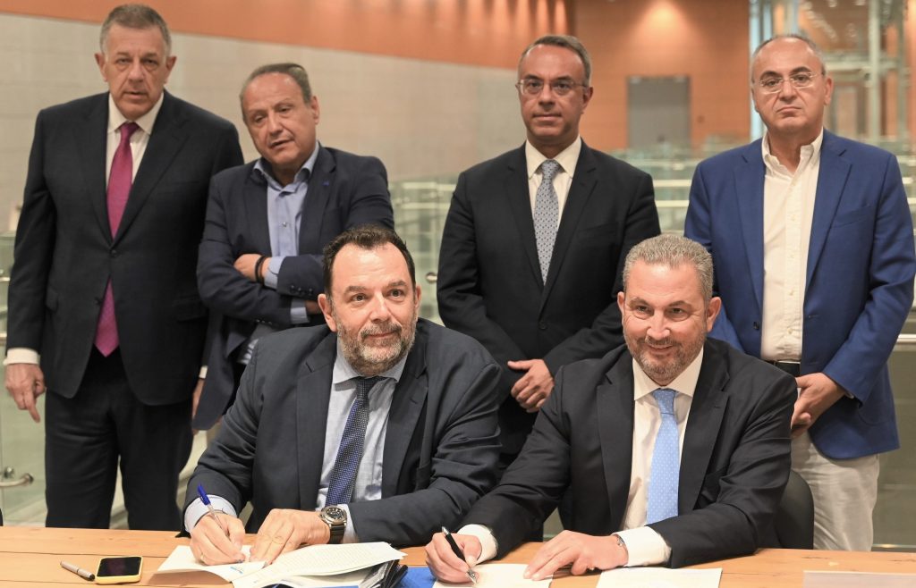 Υπογραφή της σύμβασης του έργου " Συνοδά υποστηρικτικά έργα του σταθμού "Νέα Ελβετία" του Μετρό Θεσσαλονίκης